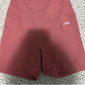 AYBL High-Waist Bike Shorts in Dusty Rose